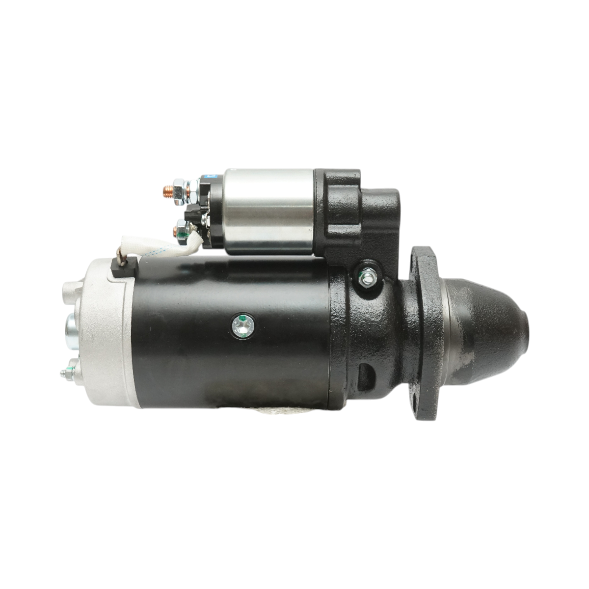 Electromotor 12V 3KW 11 caneluri pentru Case IH 2000 (2120-2150), C48, PJ (PJ55-PJV75) si Same Antares/Aurora/Buffalo/Centauro/Centurion/Condor/Corsaro/Drago/Explorer/Falcon/Frutteto/Galaxy/Hercules/Jaguar/Laser/Leopard coduri OEM 296191800,