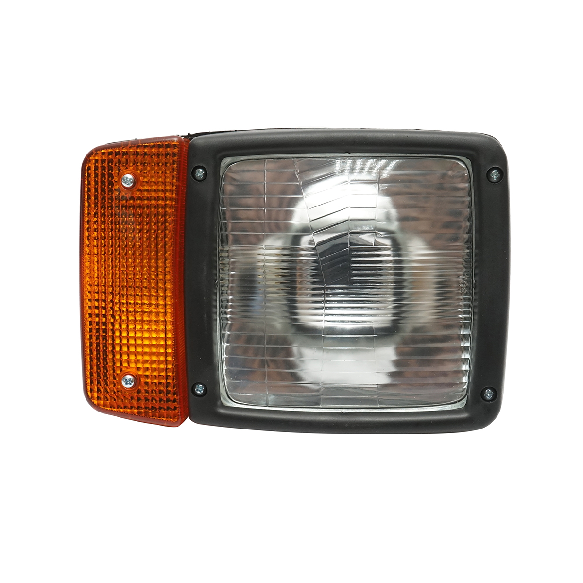 Far cu semnalizare 12V pentru JCB 2CX, 3CX, 4CX, cod OEM 700/38400, 210x150x130 mm, latime cu surub 210 mm