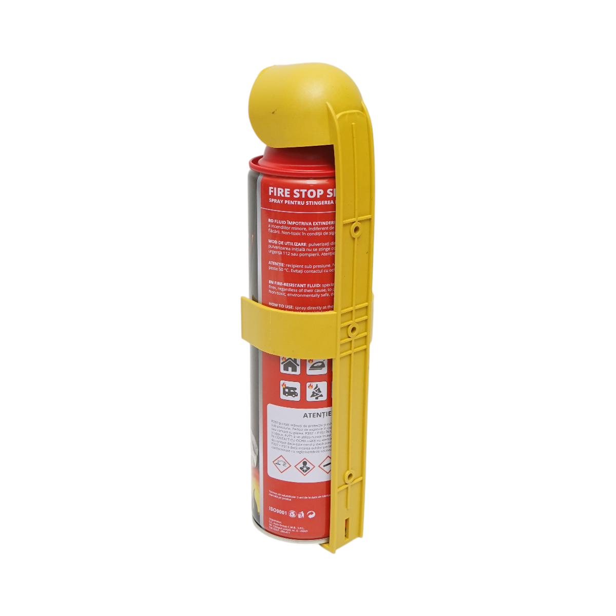 Stingator spray Magic 1000 ml cu suport de prindere, compact si portabil, termen de valabilitate 5 ani (data fabricatiei 28.06.2025), recomandat pentru autoturisme, locuinte, birouri si spatii comerciale