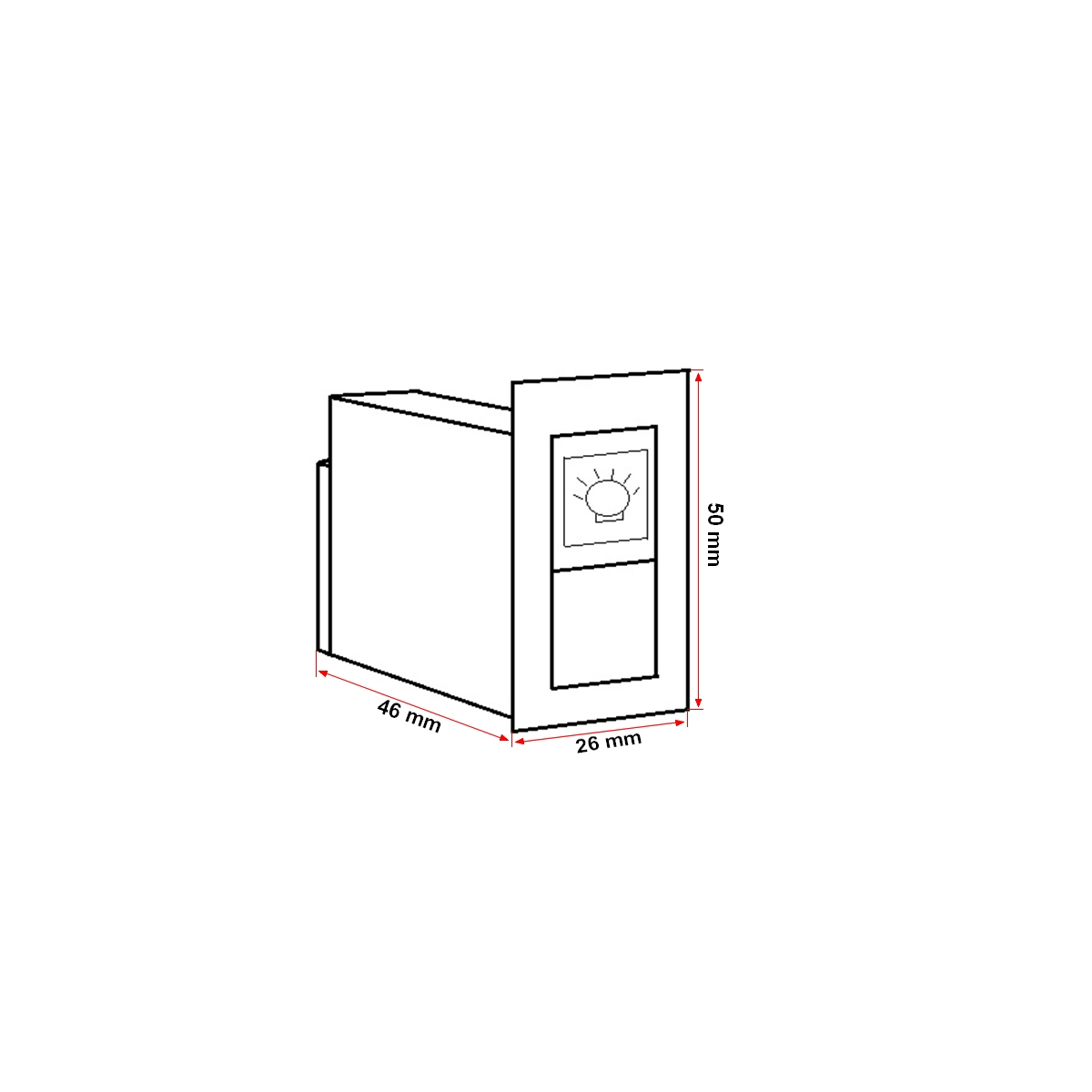 Intrerupator buton lumini pentru Fiat, New Holland, Case IH, Fendt, Valtra, Massey Ferguson, cod 1694362M1
