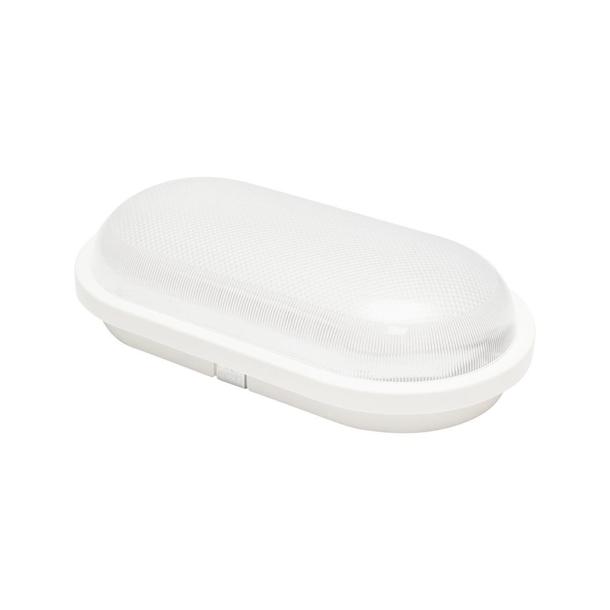 Aplica LED ovala 18W, 220-240V, IP65, 270x140x60mm, 6500K lumina rece, 1400lm, montaj aparent, alb, plafoniera led exterior Breckner Germany