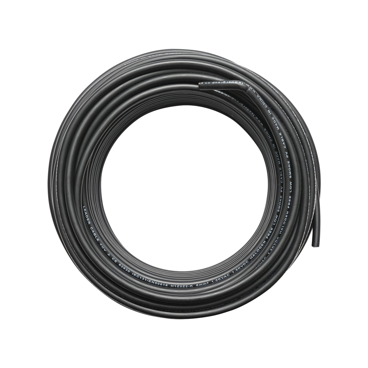 Rola cablu panou solar 6mmx50m negru 1.5KV, H1Z2Z2-K Leader