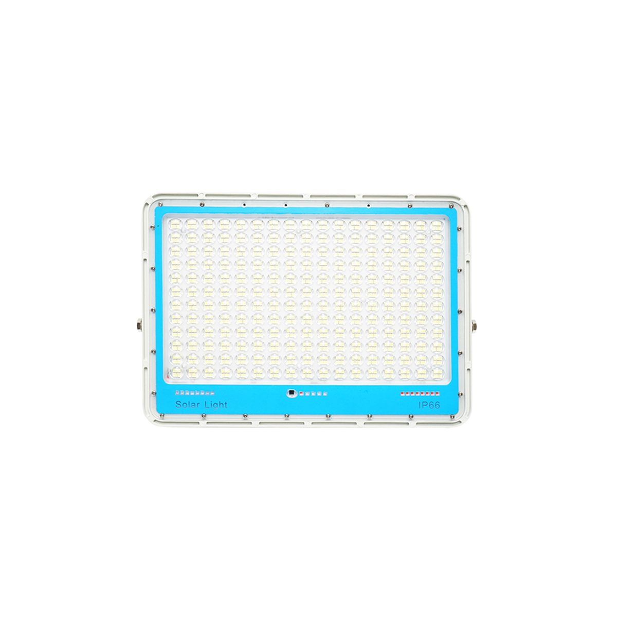 Lampa LED 400W cu panou solar monocristalin 28W 6V, 1224 LED SMD2835 6000-8000K, baterie Li-ion 3.2V 40Ah, telecomanda, proiector 370x280 mm, panou 580x360 mm Breckner Germany