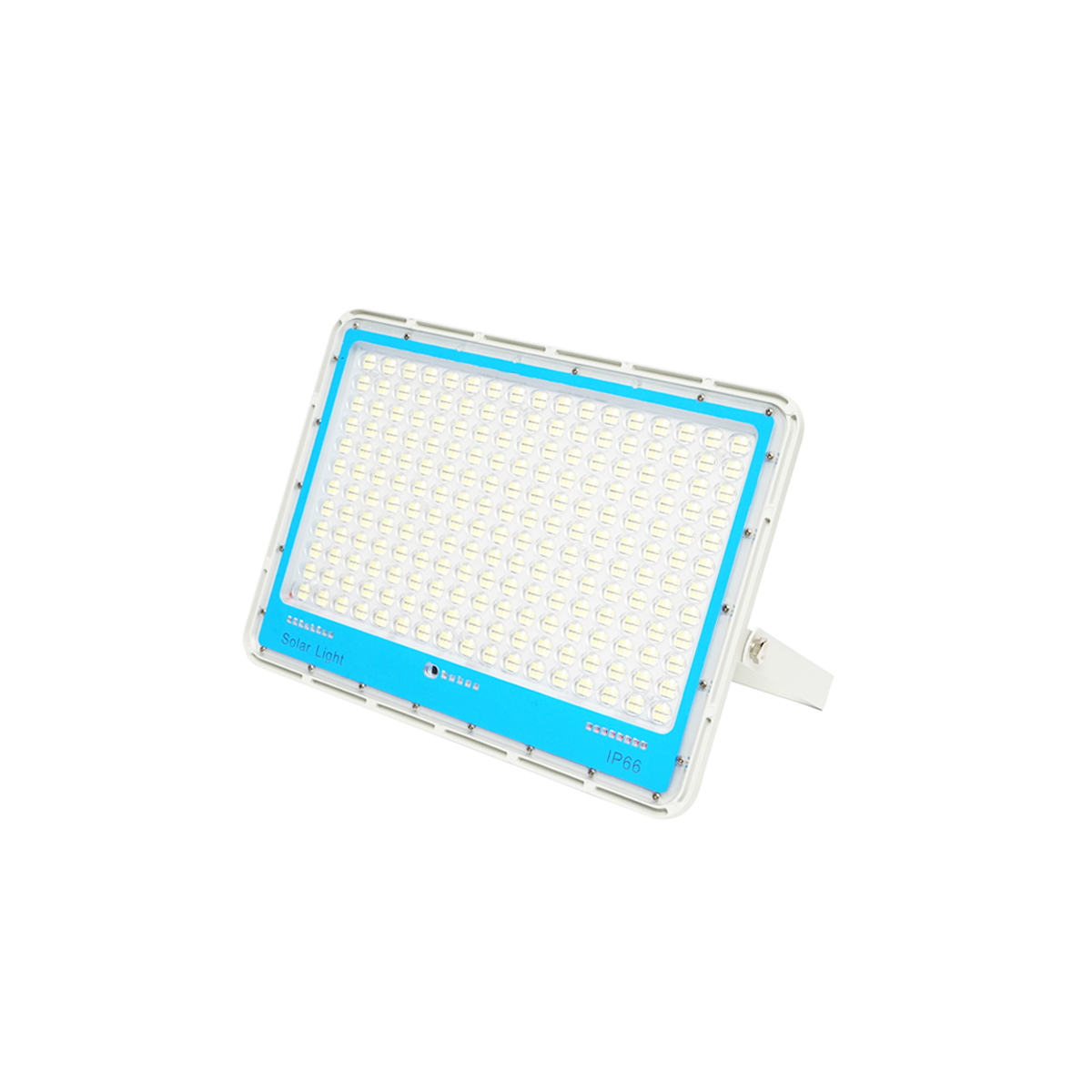 Lampa LED 400W cu panou solar monocristalin 28W 6V, 1224 LED SMD2835 6000-8000K, baterie Li-ion 3.2V 40Ah, telecomanda, proiector 370x280 mm, panou 580x360 mm Breckner Germany