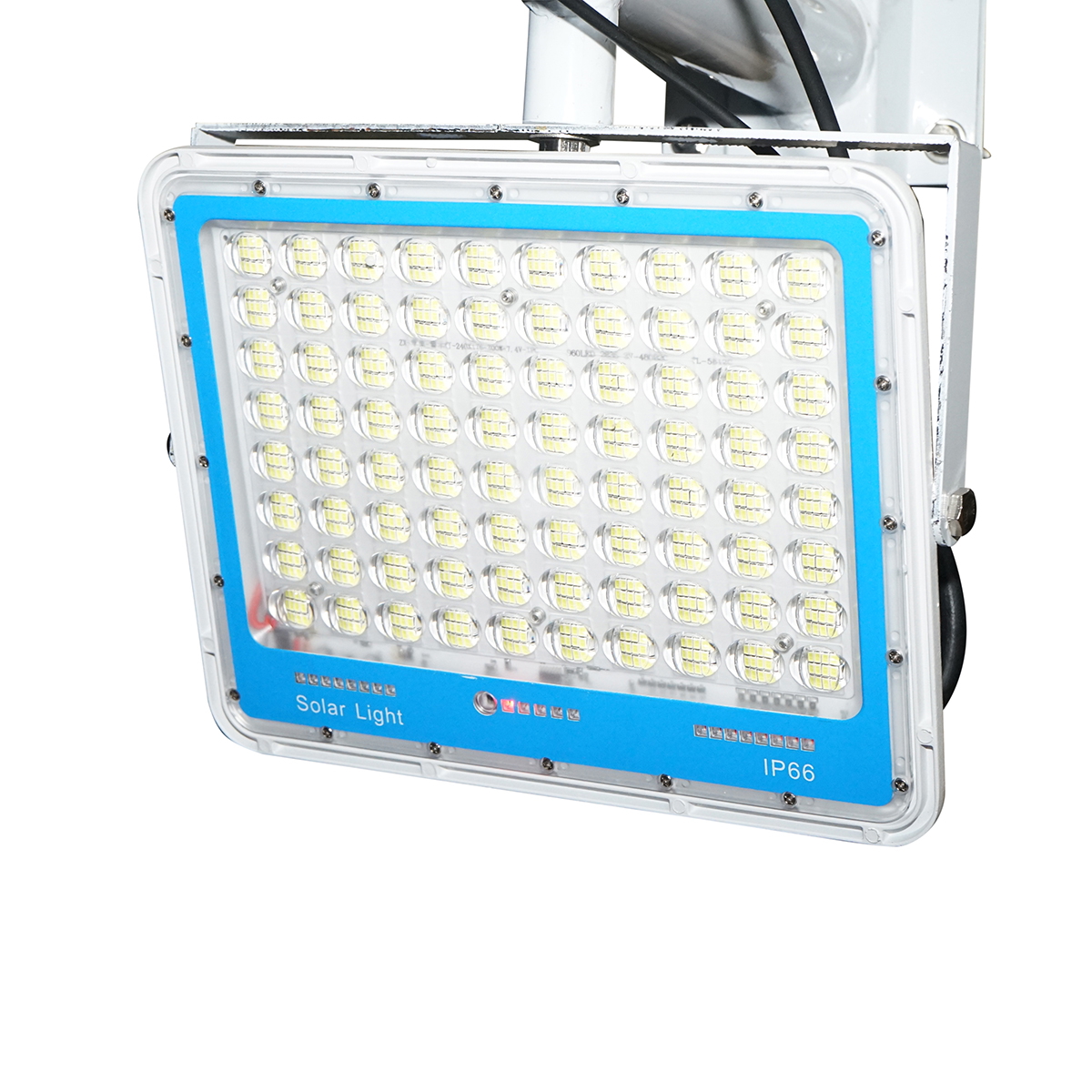 Lampa LED 300W cu panou solar 60W, 960 LED, 6000K, baterie 14000mAh, camera supraveghere WIFI cu alarma detectie, rotire PTZ 360, stocare MicroSD (neinclus), Breckner Germany