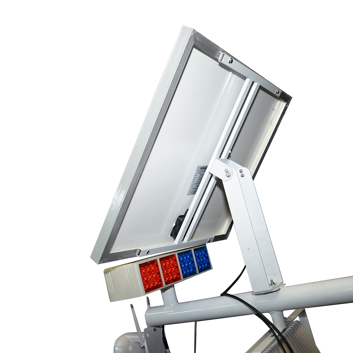 Lampa LED 300W cu panou solar 60W, 960 LED, 6000K, baterie 14000mAh, camera supraveghere WIFI cu alarma detectie, rotire PTZ 360, stocare MicroSD (neinclus), Breckner Germany