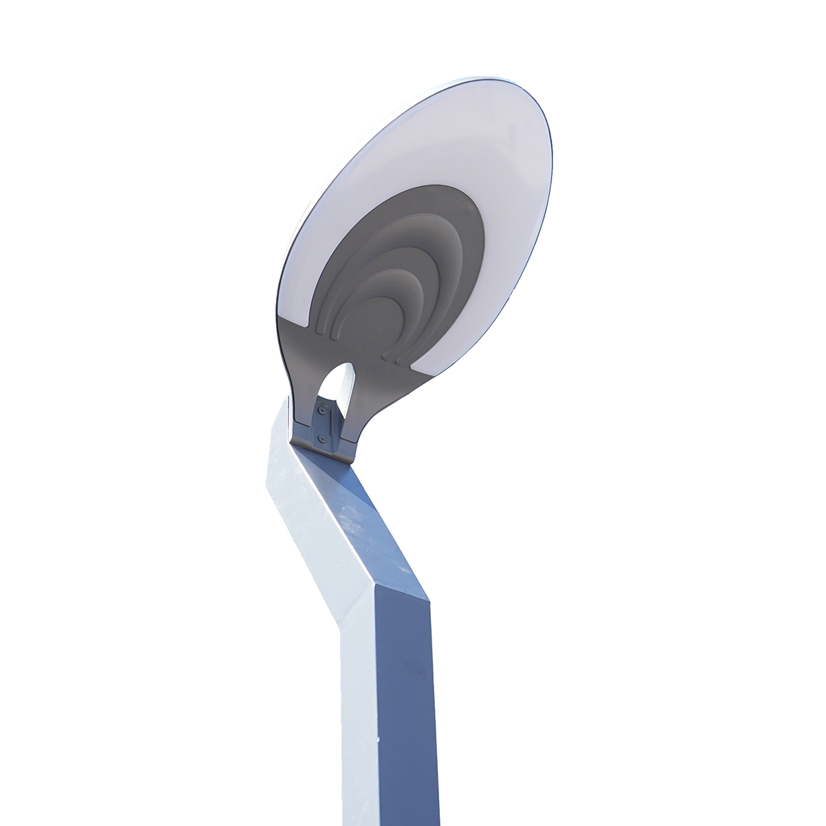 Lampa LED iluminat stradal Breckner Germany 40W, AC 220-240V 50Hz, 5000K, 4800 lm, IP65, stalp 350 cm, grafit, 18 kg