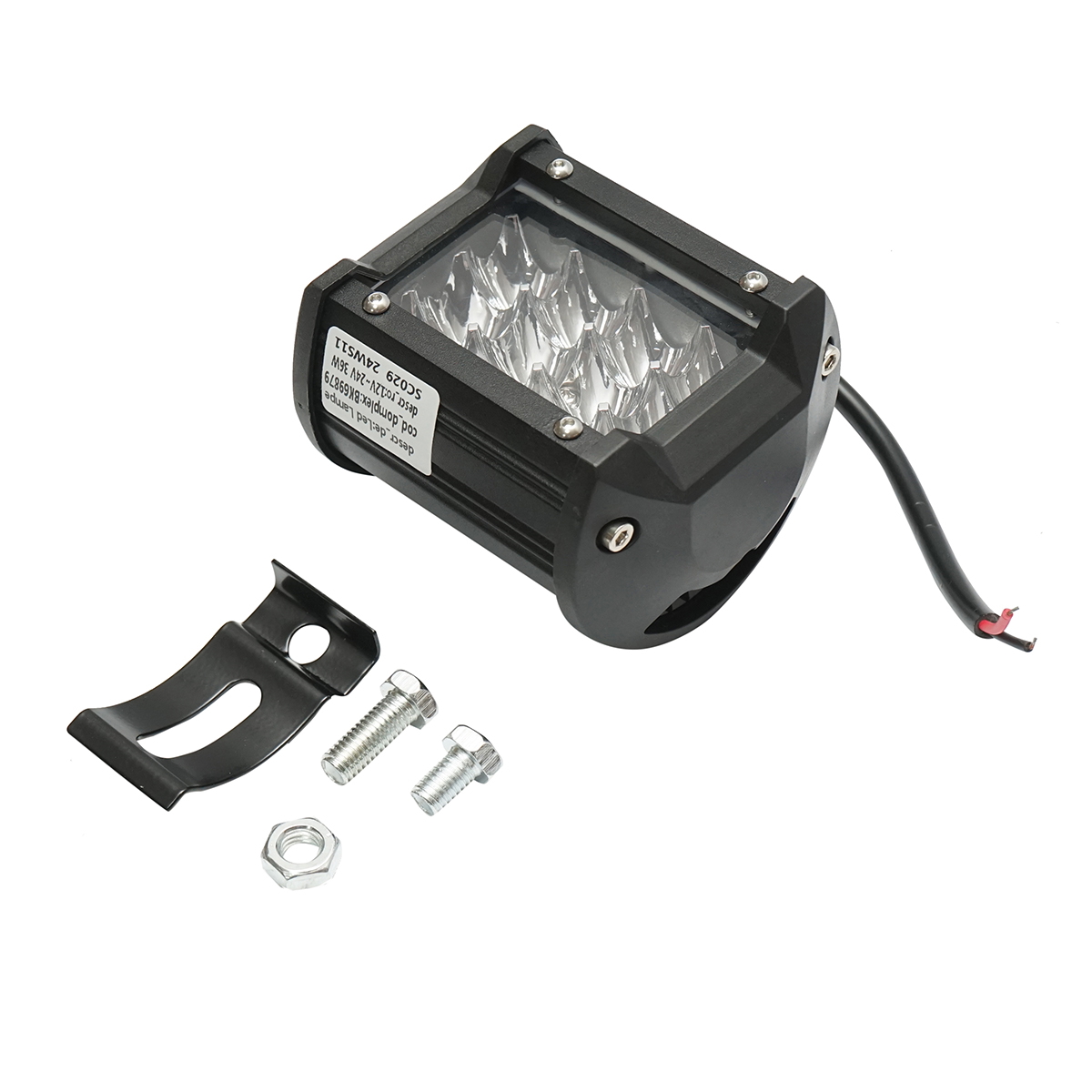 Lampa LED tip bara Breckner Germany 12-24V, 36W, 12 LED, 6500K, 95x80x68 mm