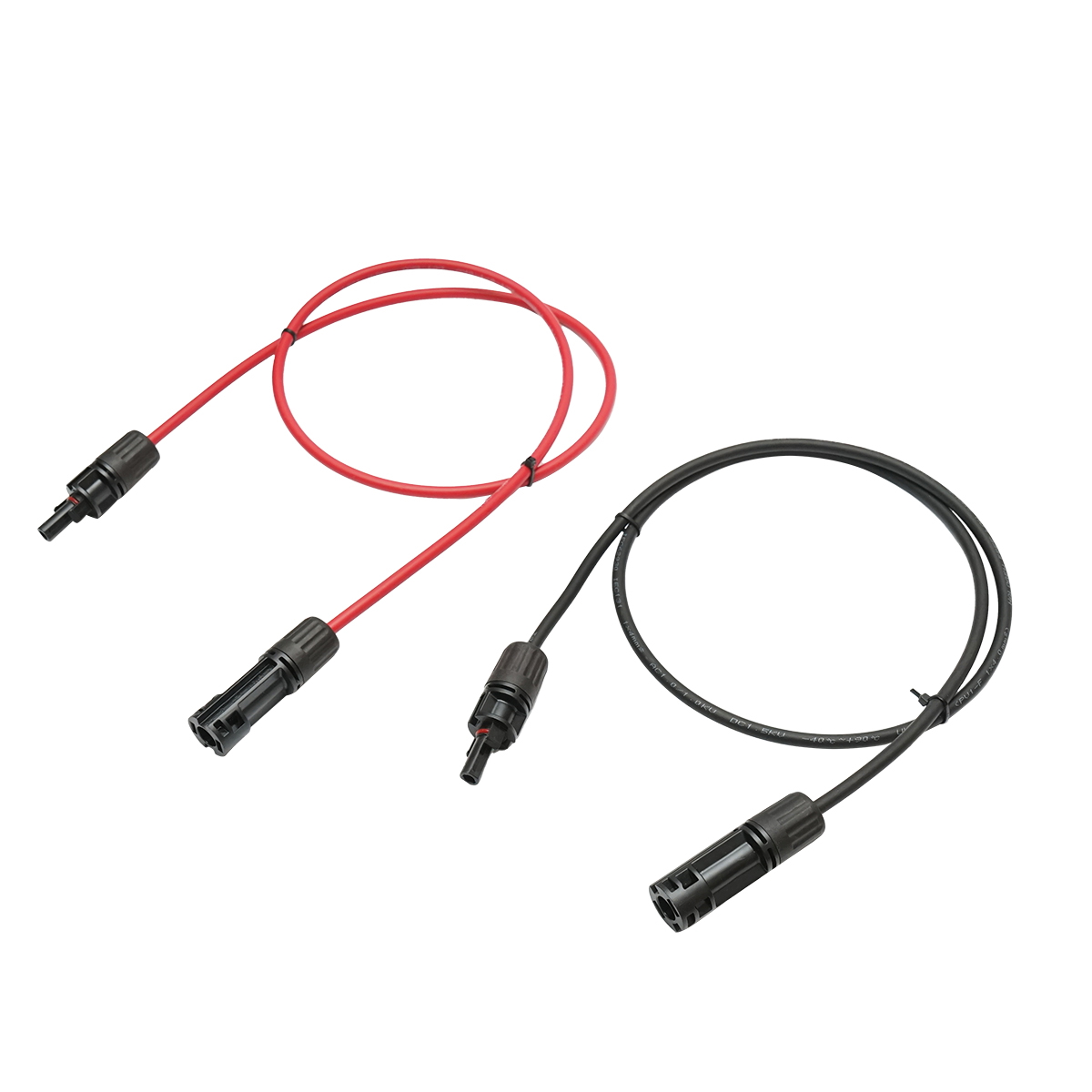 Set cablu panou solar 4mmx100cm rosu-negru, conectori MC4 1500V, PV-EN001 Breckner Germany