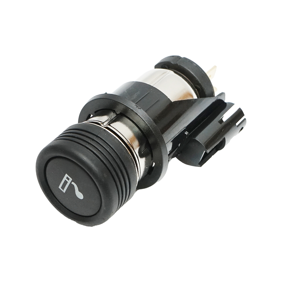 Priza bricheta auto universala DC 12V, metal, pentru Ford Focus 1998, Fiesta 2001, C-Max 2007-2010, Kuga 2008-2012, Mondeo 2000, S-Max 2006-2012, Transit 2000-2012, Transit Connect 2002, OEM 98AG15K047AD Breckner Germany