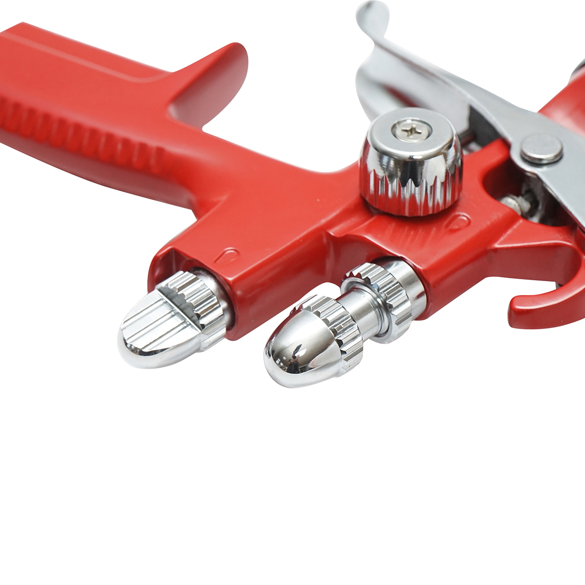 Pistol de vopsit cu aer comprimat, rezervor plastic 500 ml, duza 2 mm, debit 220-300 ml/min, presiune 2-4 bar, consum aer 280 l/min, latime jet 220-270 mm, racord 1/4