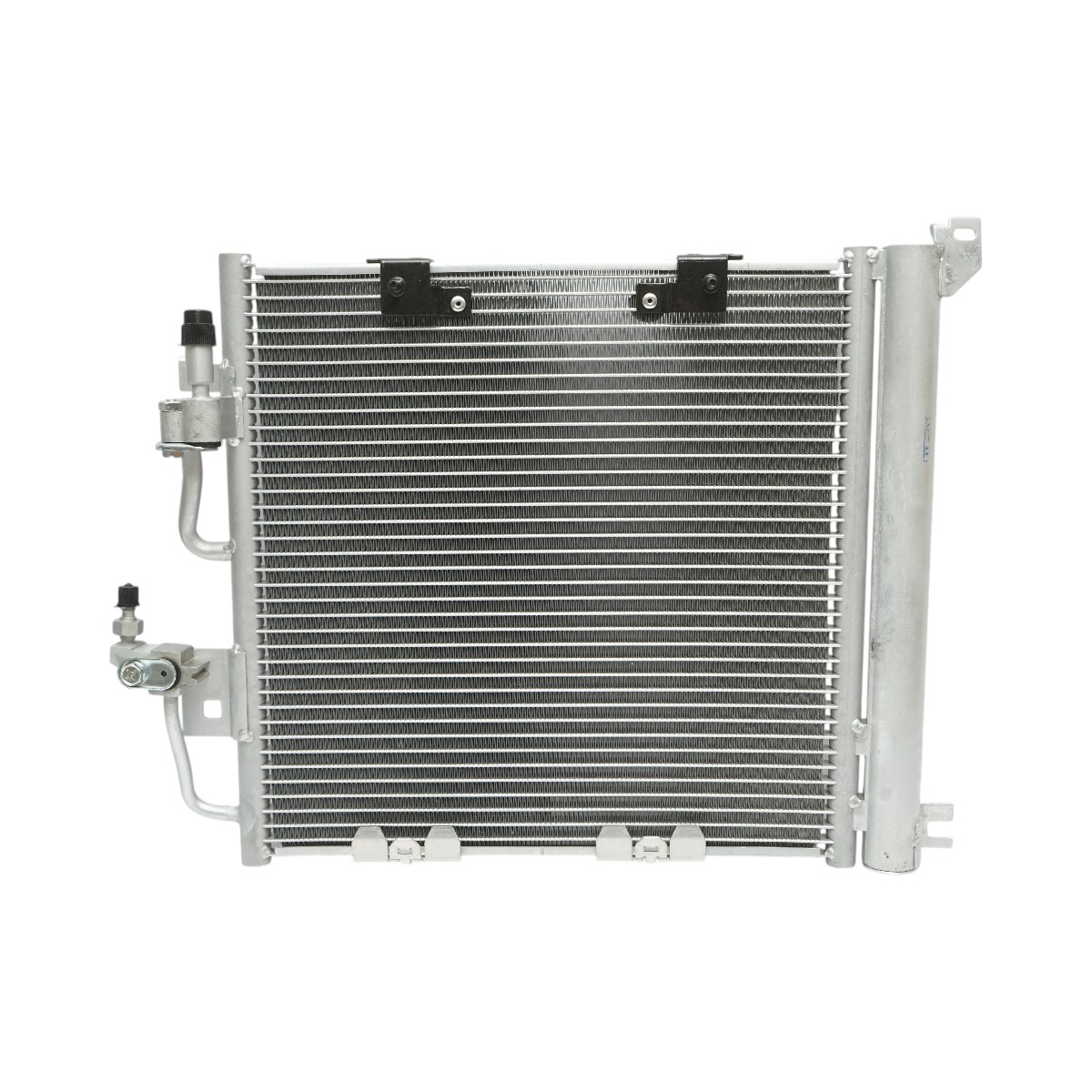 Radiator clima AC Opel Astra H, Zafira 370x370x16mm cod OEM 13129195, 1850099, 93178961, 1924005329