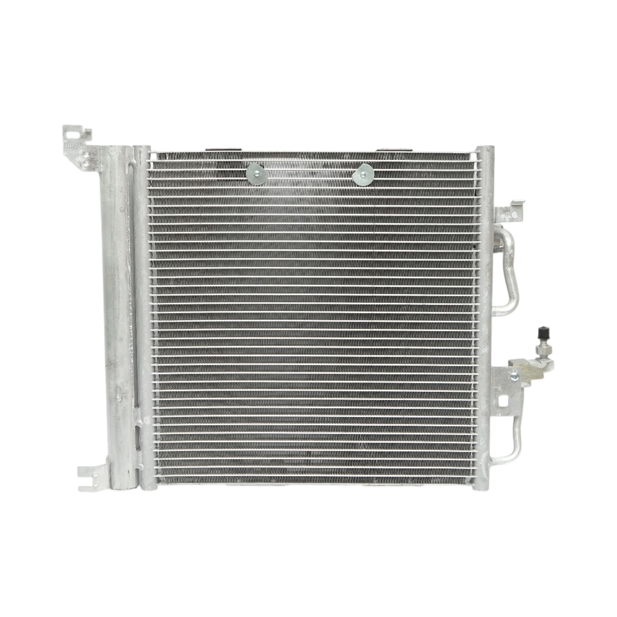 Radiator clima AC Opel Astra H, Zafira 370x370x16mm cod OEM 13129195, 1850099, 93178961, 1924005329
