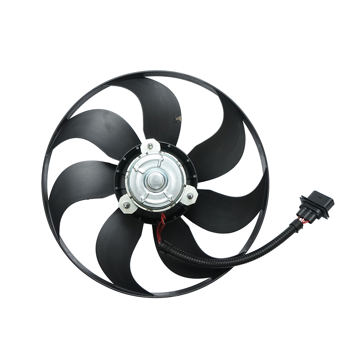 Electroventilator Audi, Seat, Skoda 350mm cod OEM 1J0959455, 6E0959455A, 1J0959455B, 1J0959455E