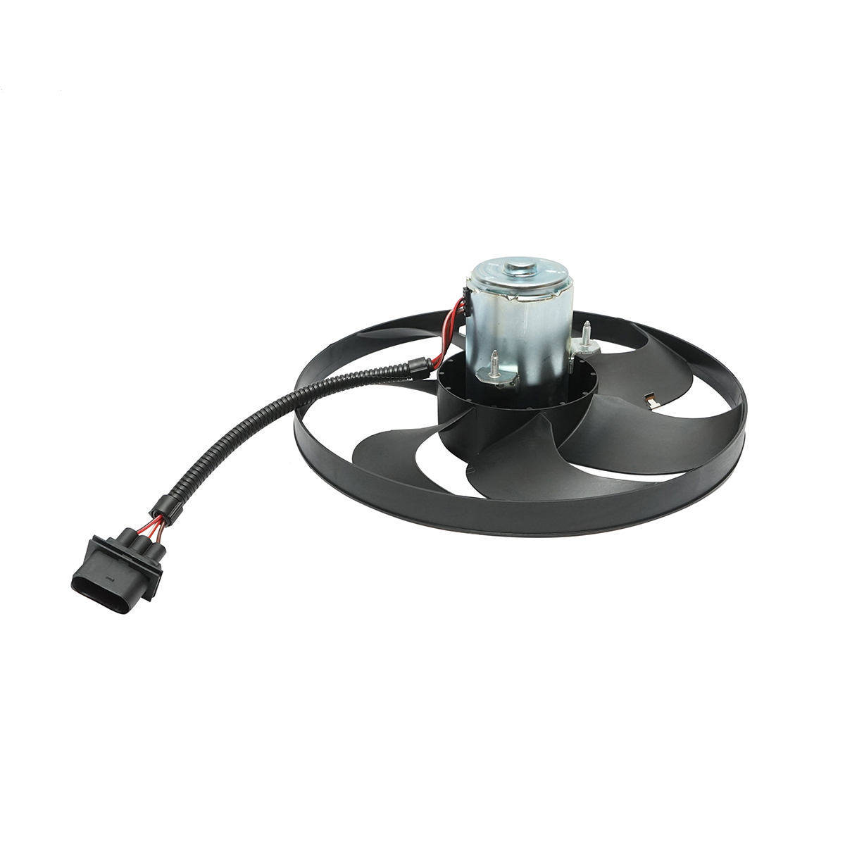 Electroventilator Audi, Seat, Skoda 350mm cod OEM 1J0959455, 6E0959455A, 1J0959455B, 1J0959455E