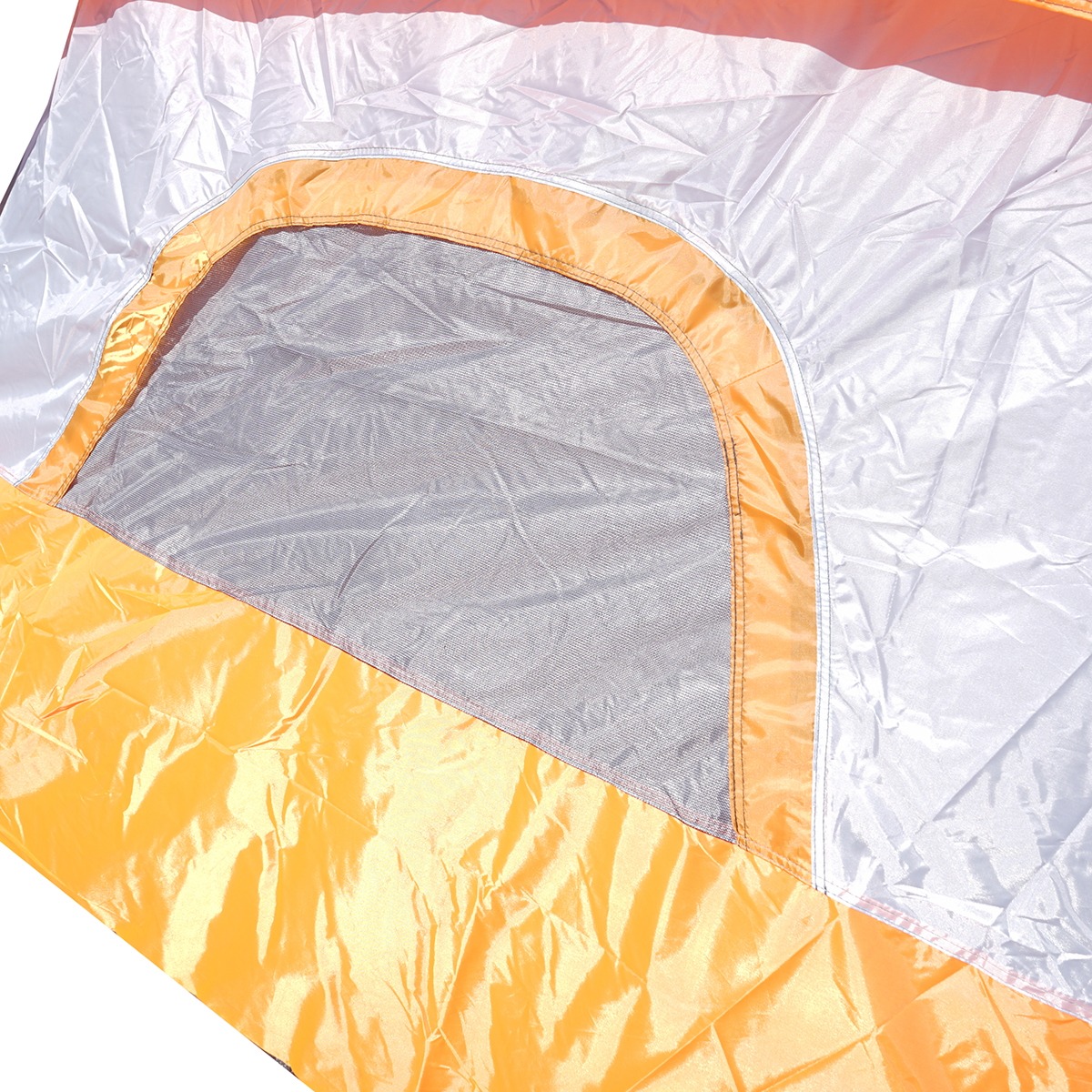 Cort camping 2-4 persoane cu terasa frontala acoperita, impermeabil, protectie UV, plasa anti-insecte, 330x210x180 cm