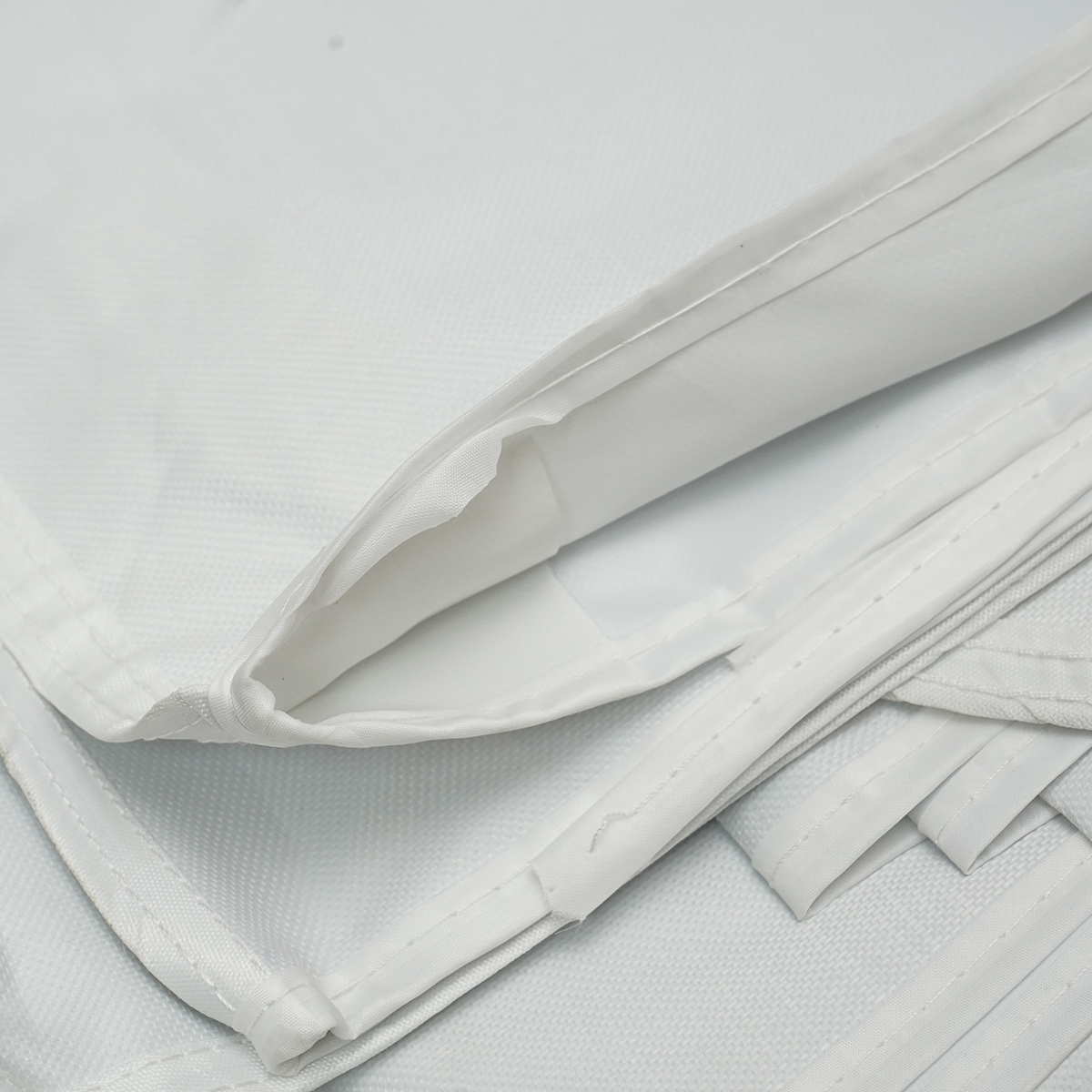 Acoperis alb 3x6m pentru cort tip pavilion, poliester impermeabil cu Protectie UV, prindere cu benzi textile si carlige plastic, compatibil structura metalica 2x2m