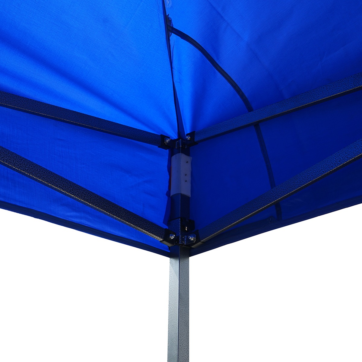 Acoperis de schimb albastru 3x6 m pentru cort tip pavilion pliabil, poliester impermeabil cu protectie UV, prindere cu benzi textile si carlige plastic, compatibil structura metalica 2x2 m