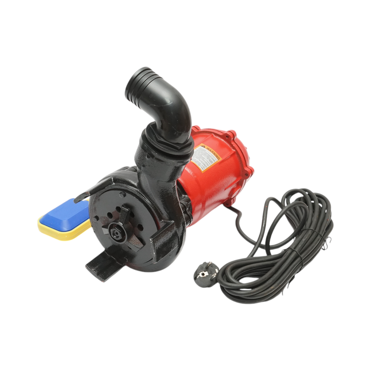 Pompa apa murdara submersibila drenaj cu flotor si tocator Breckner Germany WQCD15-10-1.1F, 2600W, 220V/50Hz, H 12m, debit 333 l/min (20 m3/h), cablu 8m, corp fonta, racord 2", 16.4 kg