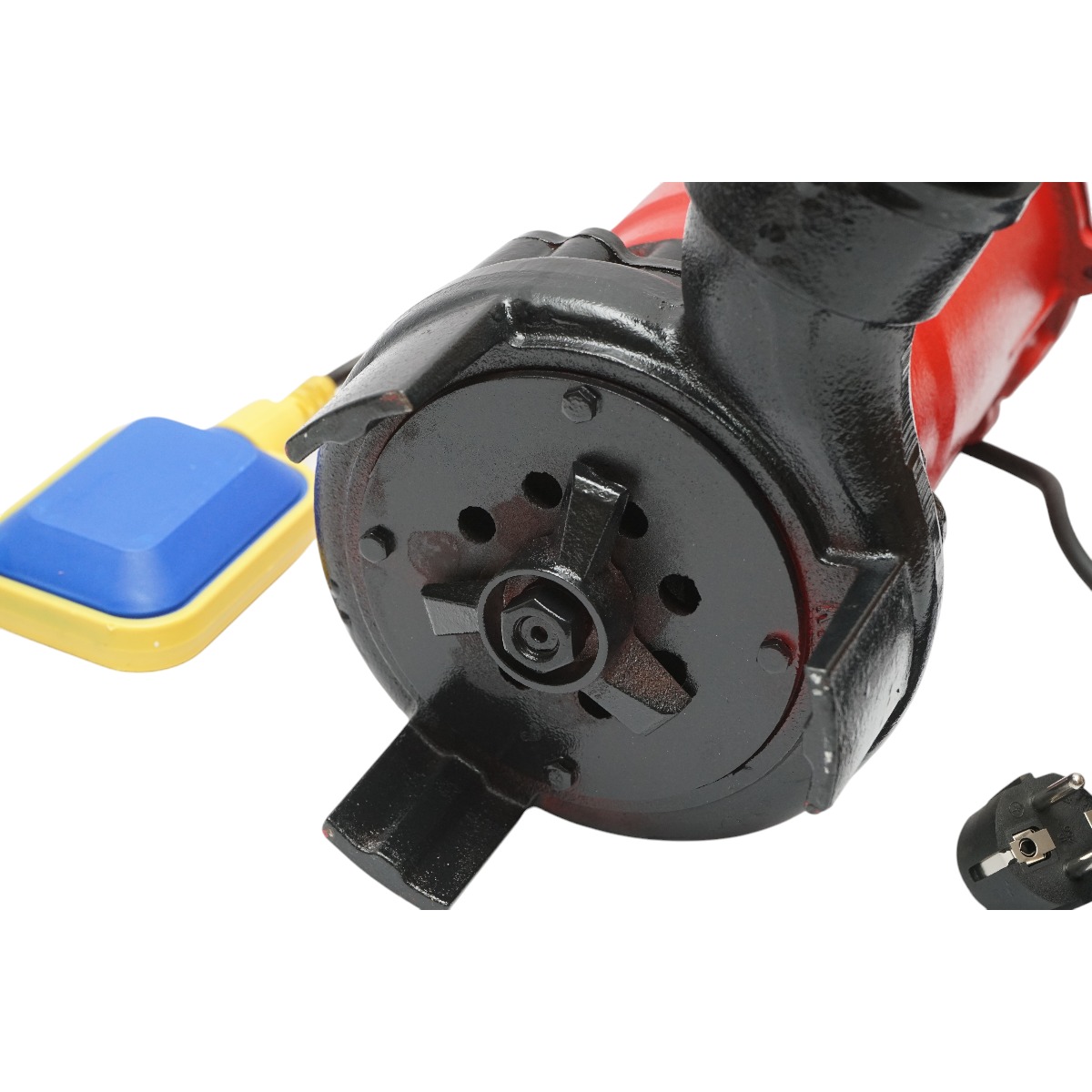 Pompa apa murdara submersibila drenaj cu flotor si tocator Breckner Germany WQCD15-10-1.1F, 2600W, 220V/50Hz, H 12m, debit 333 l/min (20 m3/h), cablu 8m, corp fonta, racord 2", 16.4 kg