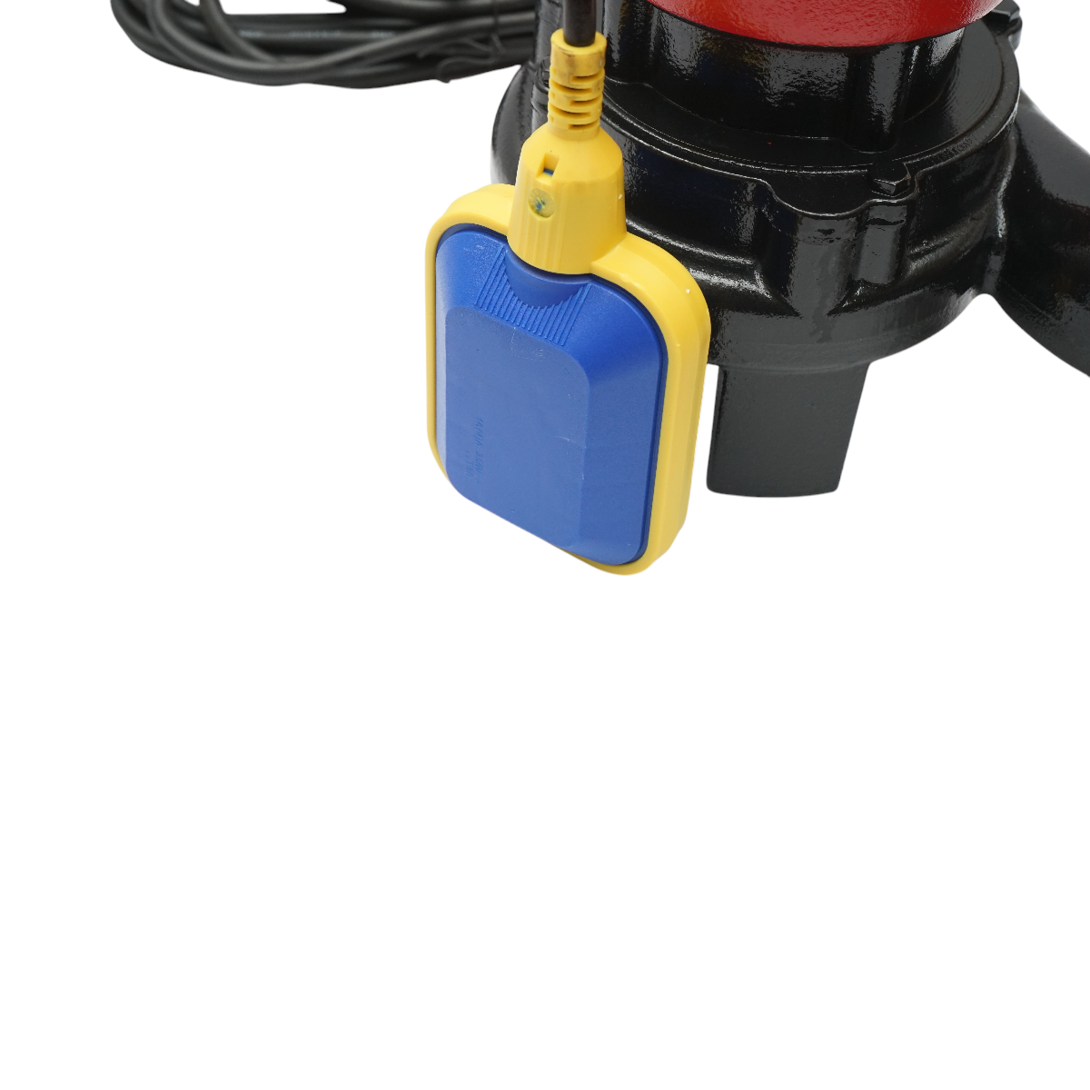 Pompa apa murdara submersibila drenaj cu flotor si tocator Breckner Germany WQCD15-10-1.1F, 2600W, 220V/50Hz, H 12m, debit 333 l/min (20 m3/h), cablu 8m, corp fonta, racord 2", 16.4 kg