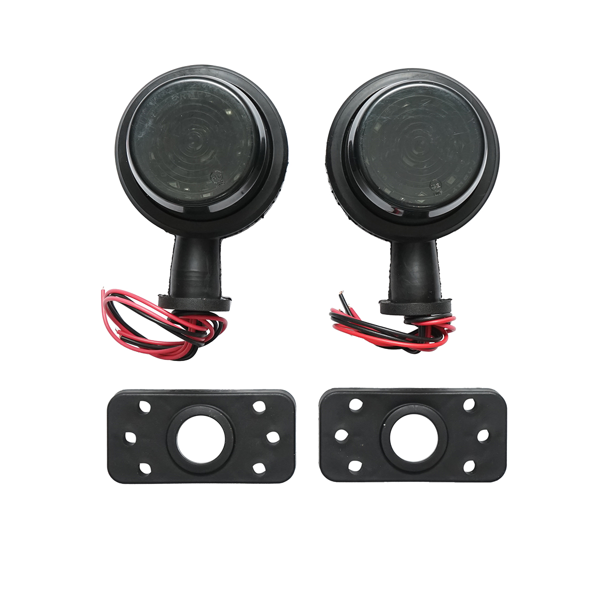 Lampa laterala gabarit rotativa LED 12-24V alb-rosu fumuriu FR0237 Breckner Germany