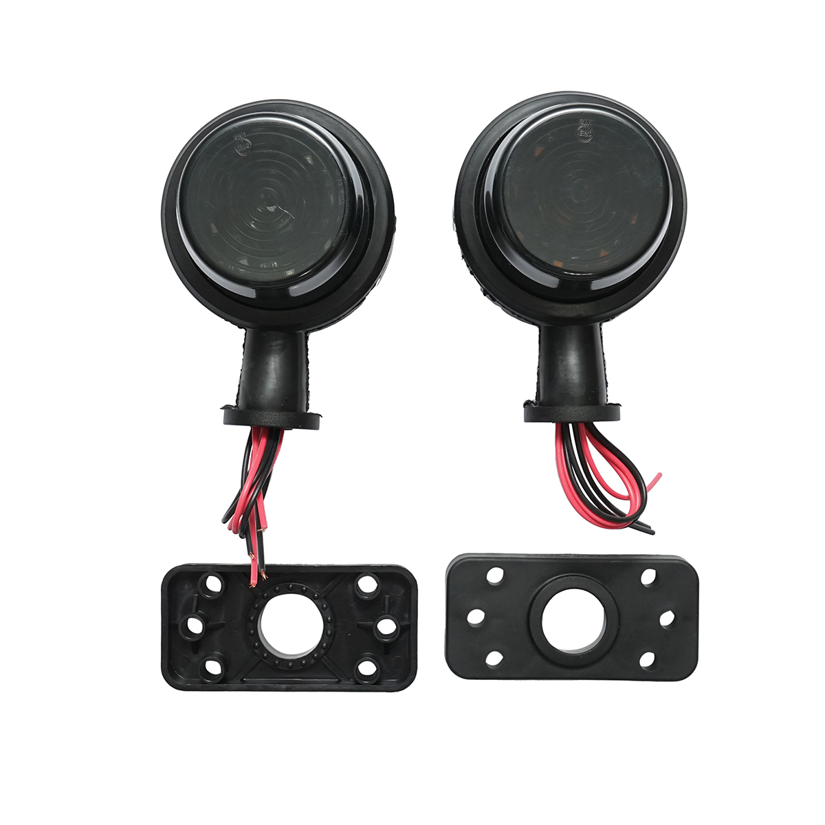 Lampa laterala gabarit rotativa LED 12-24V, galben-rosu fumuriu FR0237 Breckner Germany