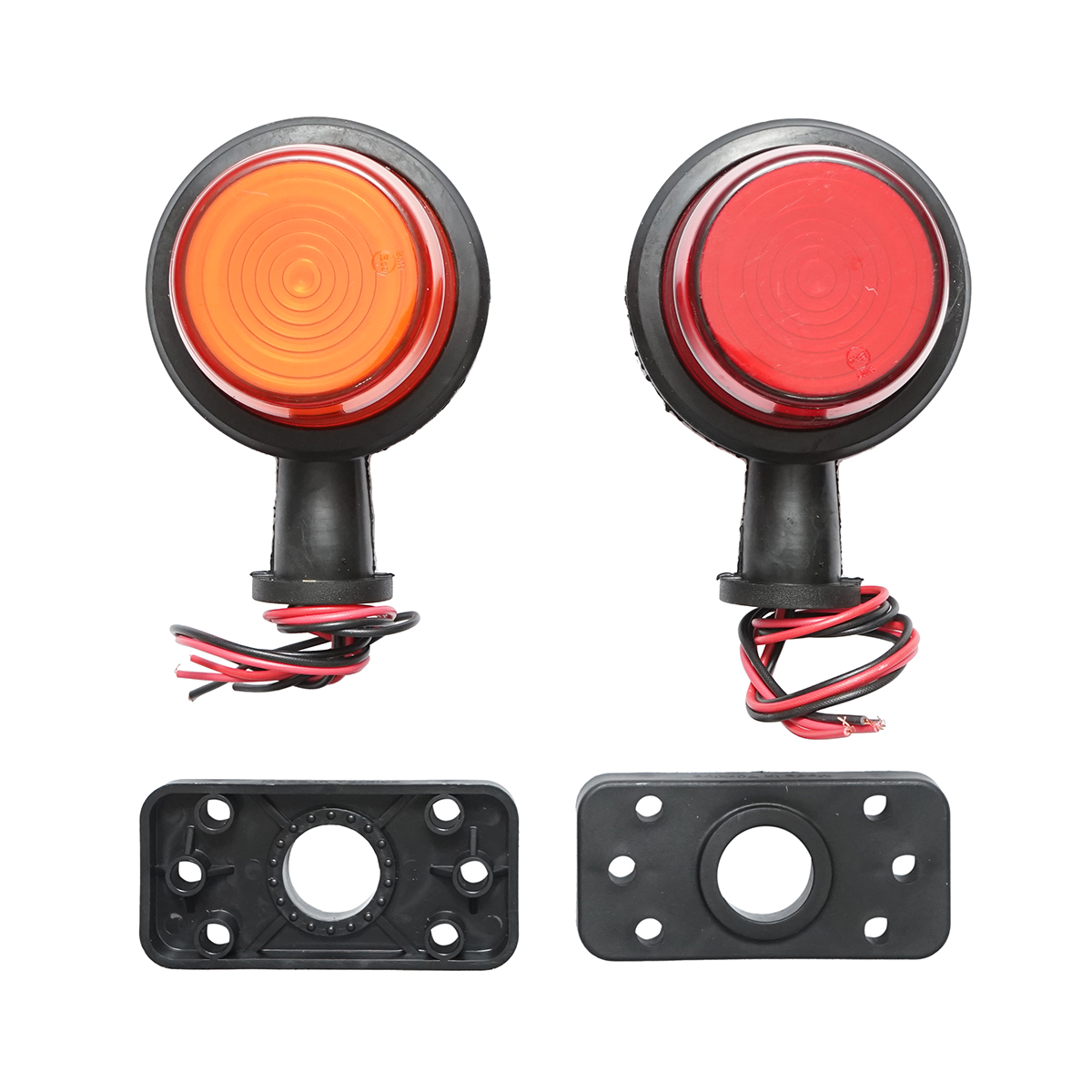 Lampa laterala gabarit rotativa LED NEON 12-24V rosu-galben FR0238 Breckner Germany