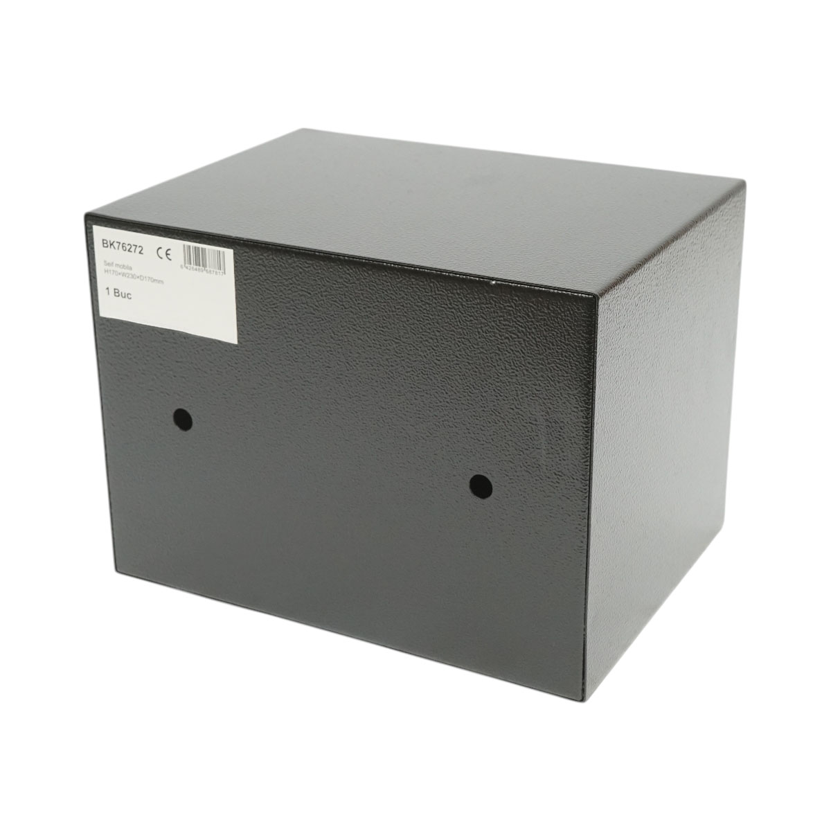 Seif mobila Breckner Germany cu inchidere electronica si 2 chei, 230x170x170 mm, baterie 4 x AA, accesorii fixare 2 buc.