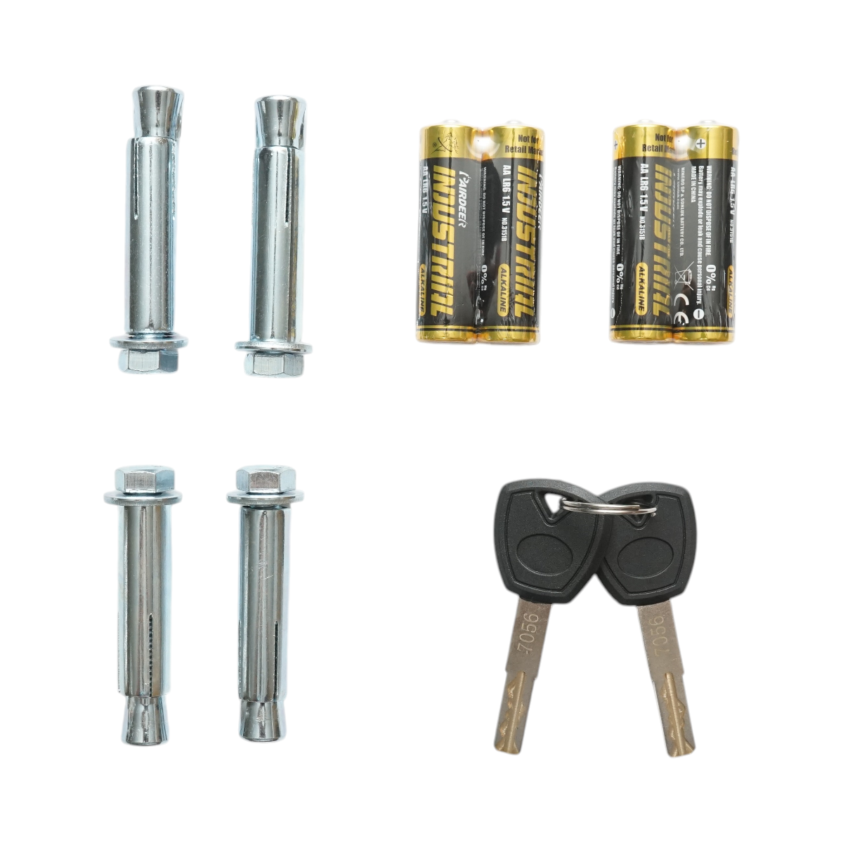 Seif mobila cu amprenta, alarma, inchidere electronica si 2 chei, 500x350x310 mm, baterie 4 x AA, accesorii fixare 4 buc. Breckner Germany