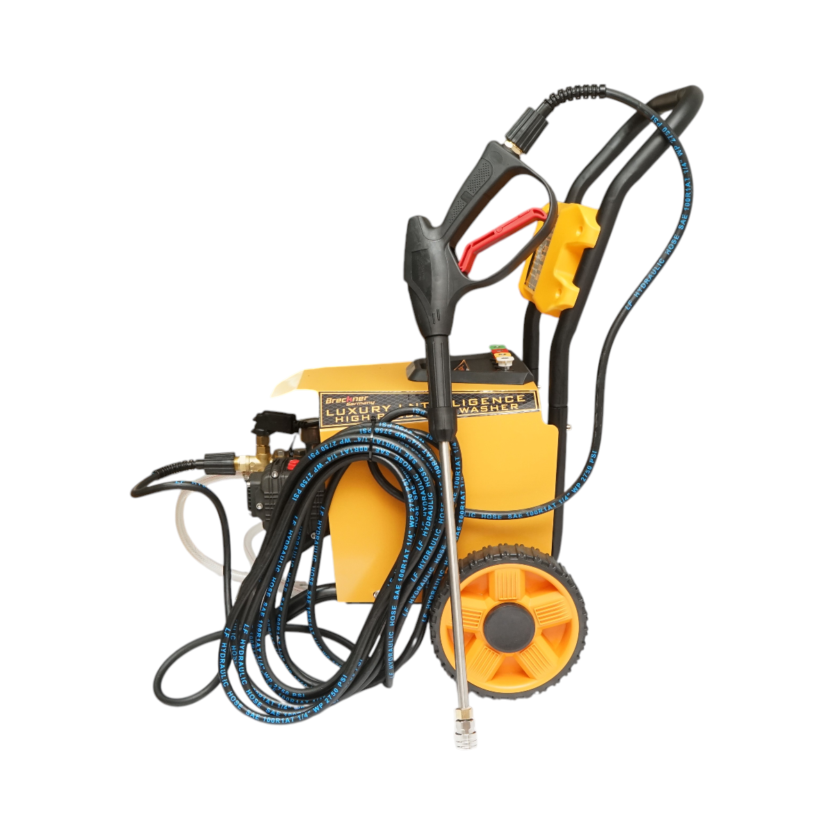 Aparat de spalat cu presiune Breckner Germany 1.8KW 220V 100 bar, debit 10 l/min, furtun si pistol, turatie 2880 r/min, presiune maxima furtun 190 bar, 23.8 Kg