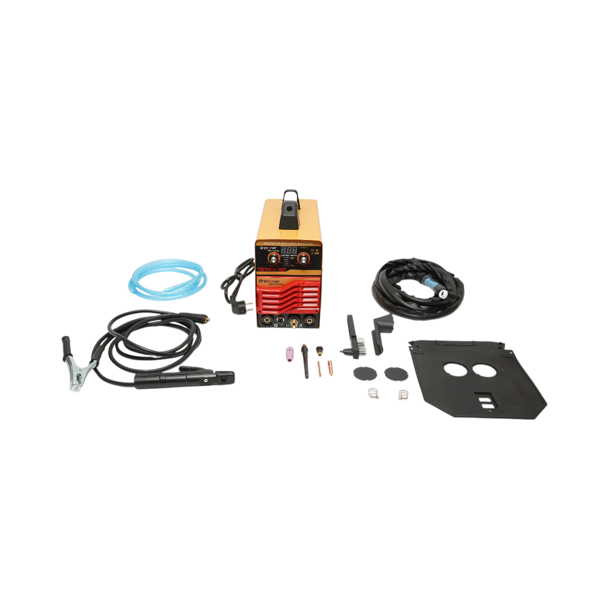 Aparat de sudura invertor 160A TIG/MMA Breckner Germany, 220V, afisaj digital, tehnologie IGBT, 3.5 kVA, max 4.5 kVA, curent TIG 10-160A, MMA 20-140A, racire ventilator, IP21S