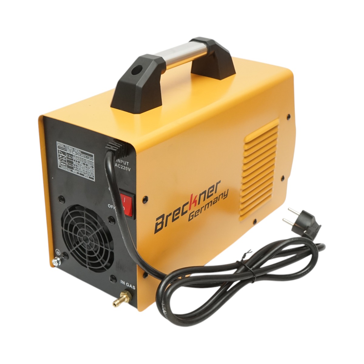 Aparat de sudura invertor 160A TIG/MMA Breckner Germany, 220V, afisaj digital, tehnologie IGBT, 3.5 kVA, max 4.5 kVA, curent TIG 10-160A, MMA 20-140A, racire ventilator, IP21S
