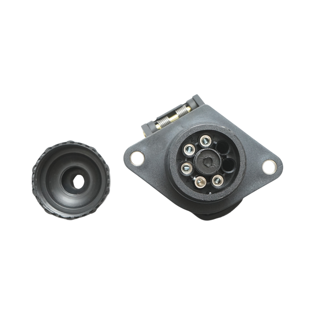 Priza remorca universala 5 pini 24 V pentru sistem franare ABS/EBS, cod OEM 51305147 Breckner Germany