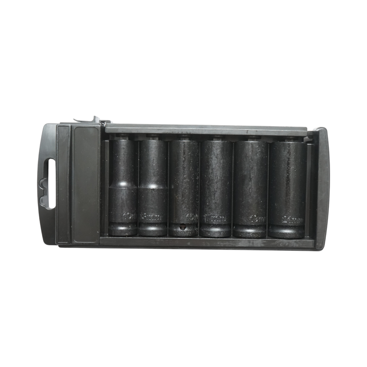 Set 6 chei tubulare de impact lungi Breckner Germany, Cr-Mo, 10/13/15/17/19/21 mm, lungime 78 mm, patrat 1/2 inch