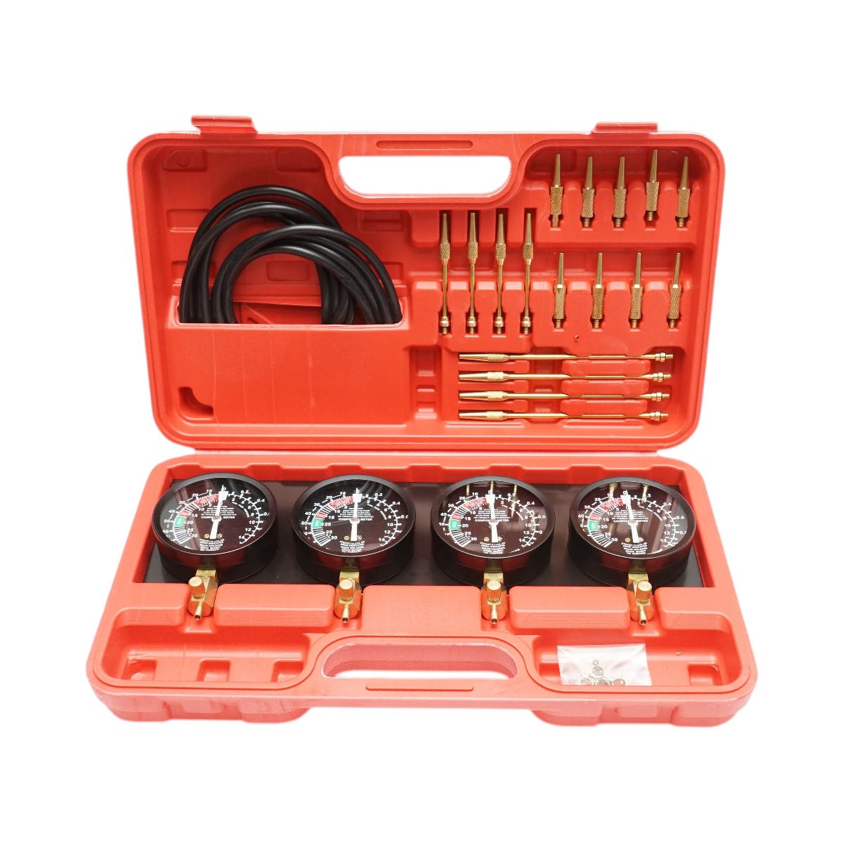 Trusa sincronizare injectie, carburatoare cu 4 manometre si adaptoare 36 piese