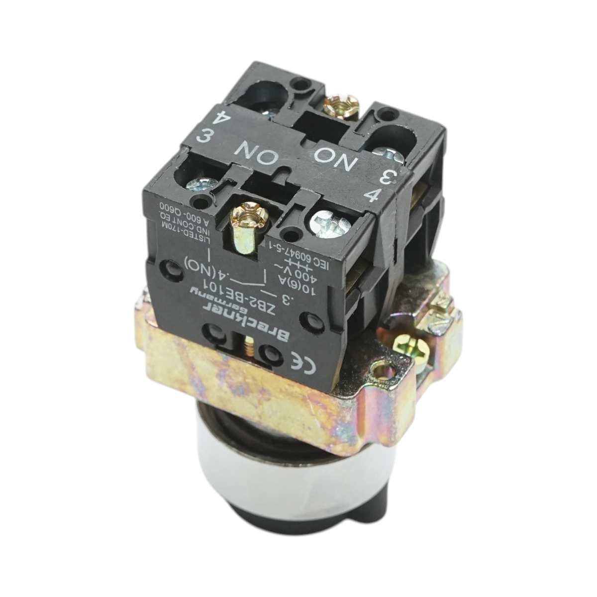 Selector 3 pozitii cu retinere si cheie 2NO, 400V/10A, LAY5-BG33 Breckner Germany