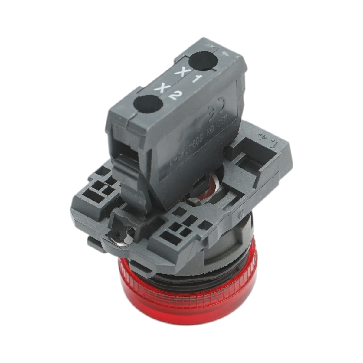 Indicator semnalizare LED rosu 1NO+1NC, 220V, 14mA, TB5 Breckner Germany