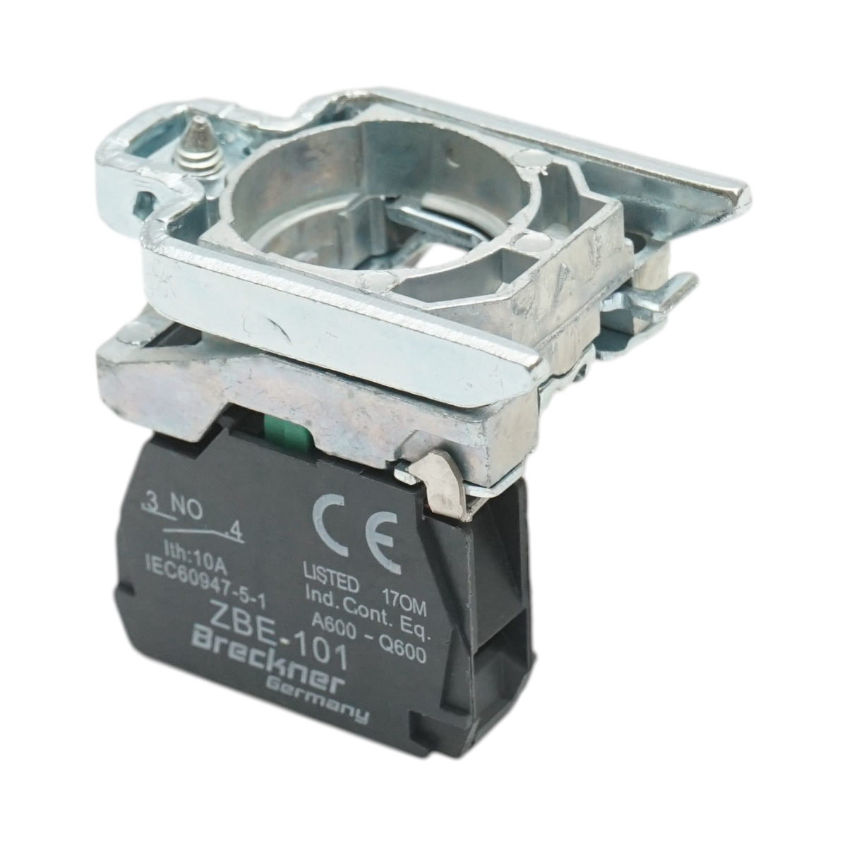 Element bloc contact auxiliar metalic 1NO 240V/10A TB4 Breckner Germany