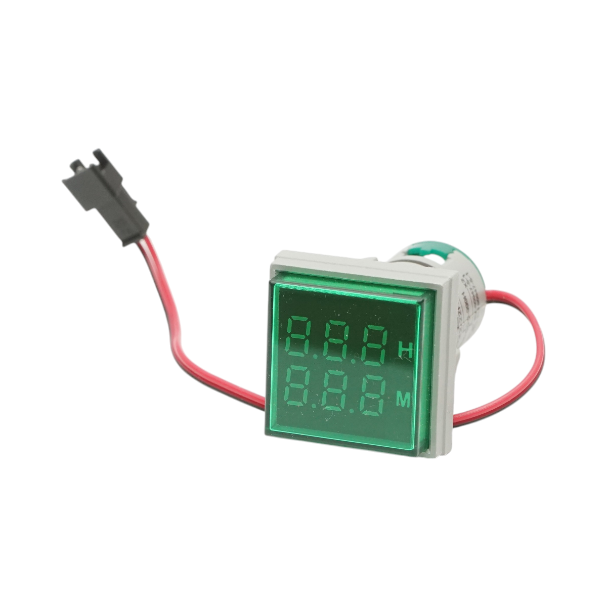 Indicator digital ore functionare LED verde 0-999H, 220V/380V AC ?� 22mm Breckner Germany