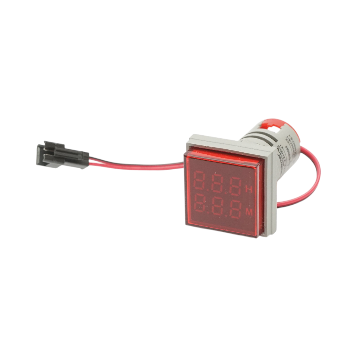 Indicator digital ore functionare LED rosu 0-999H, 220V/380V AC ?� 22mm Breckner Germany
