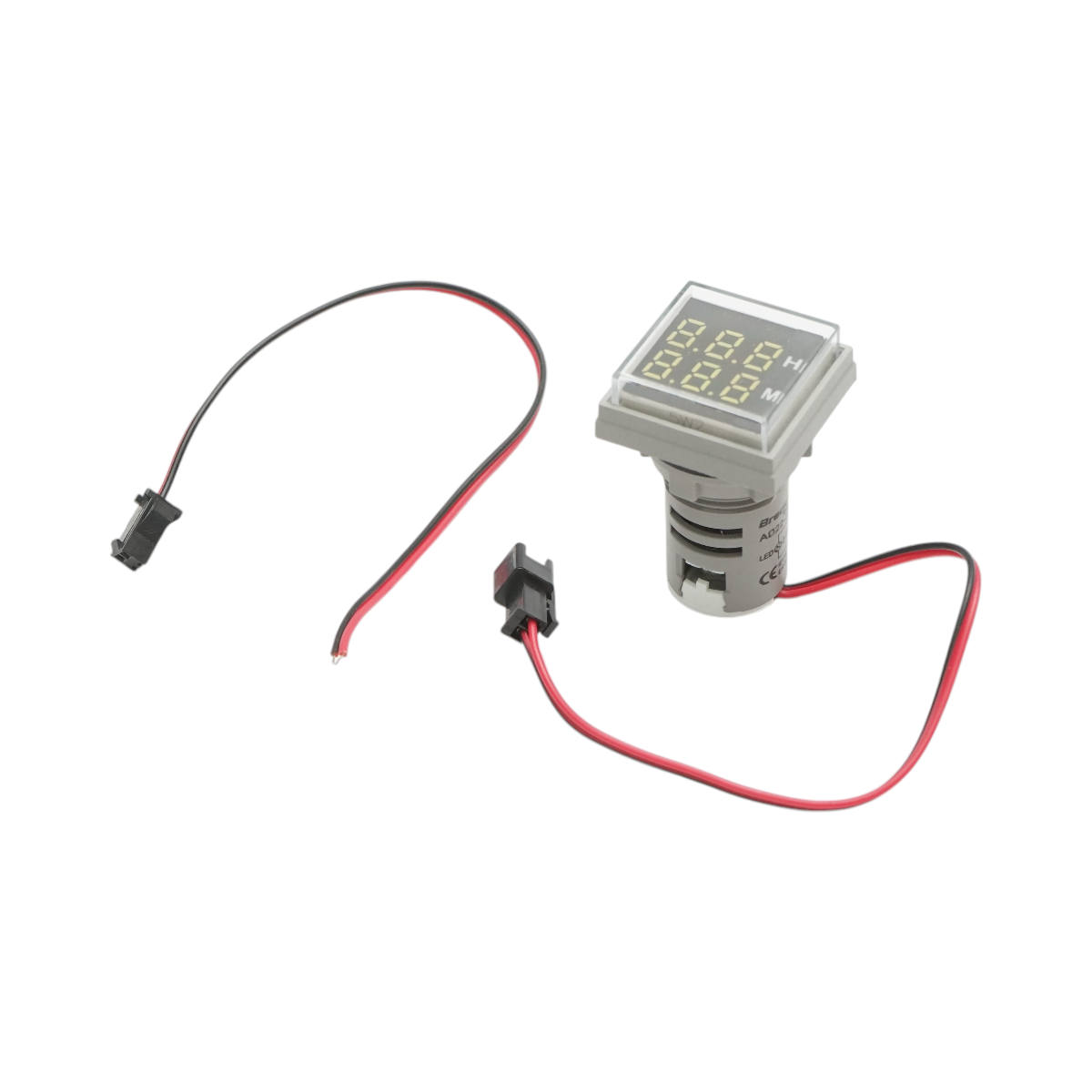Indicator digital ore functionare LED alb 0-999H, 220V/380V AC ?� 22mm Breckner Germany