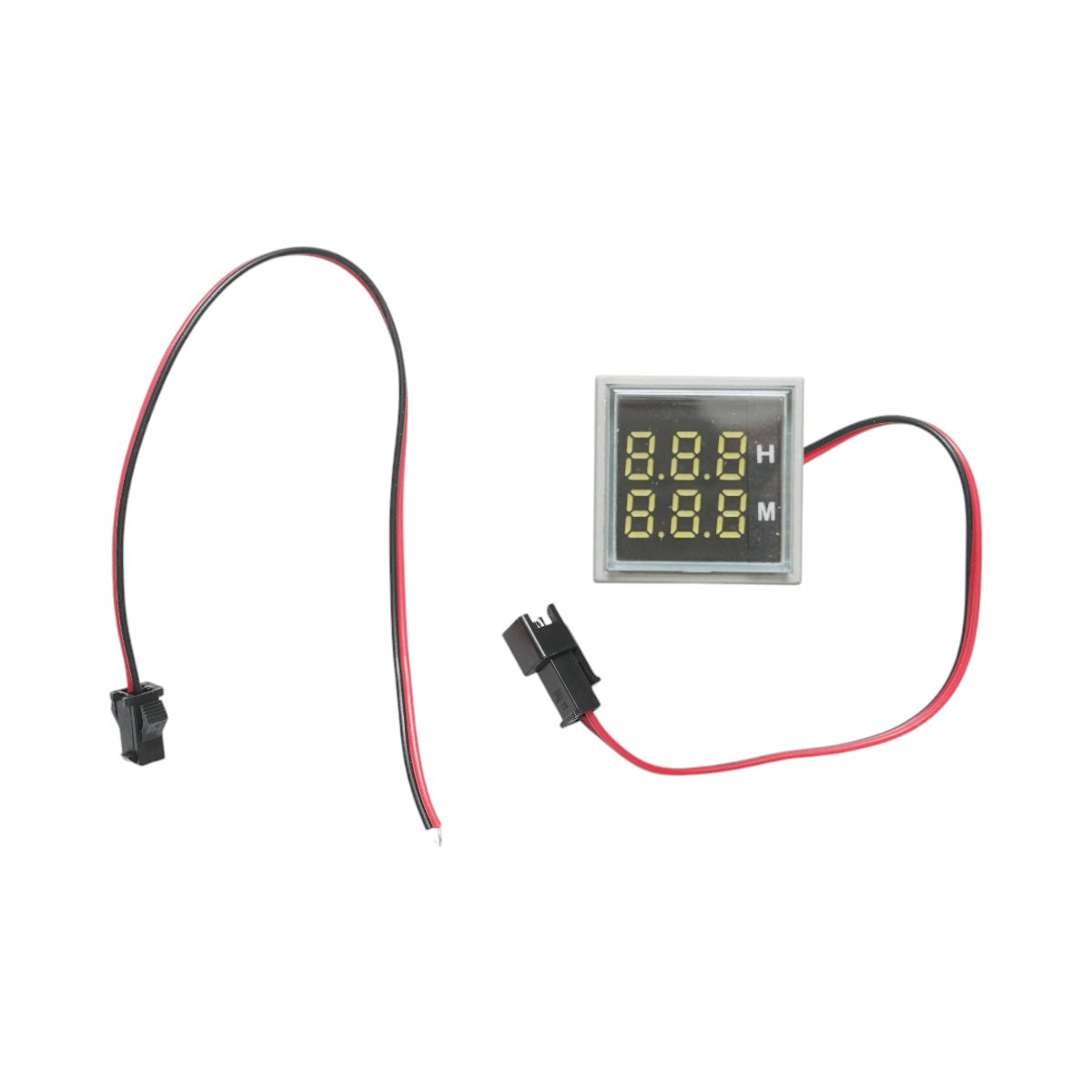 Indicator digital ore functionare LED alb 0-999H, 220V/380V AC ?� 22mm Breckner Germany