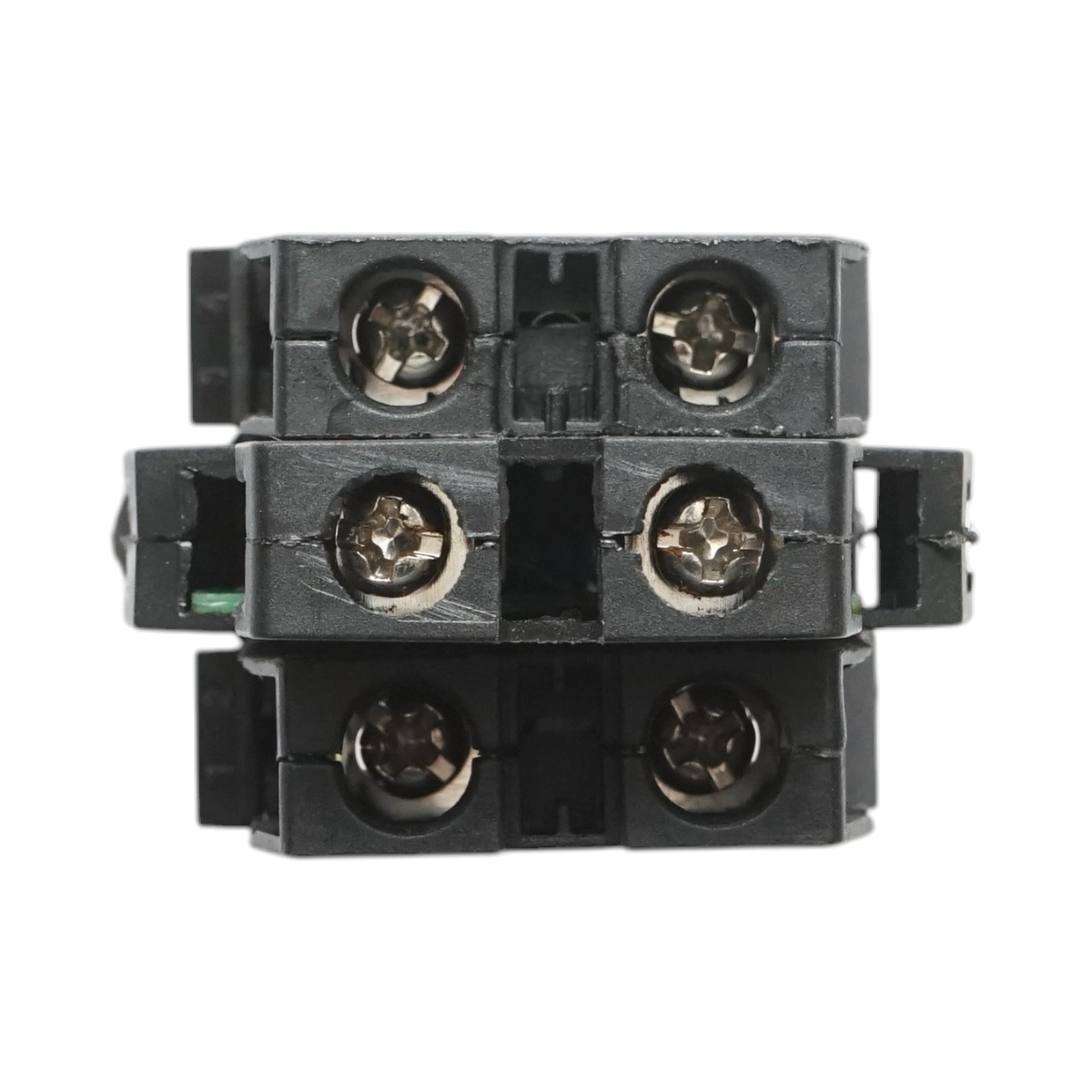 Buton comanda iluminat LED 24V AC/DC alb cu revenire 1NO+1NC, 10A/600V AC, 1A/250V DC LA42 Breckner Germany