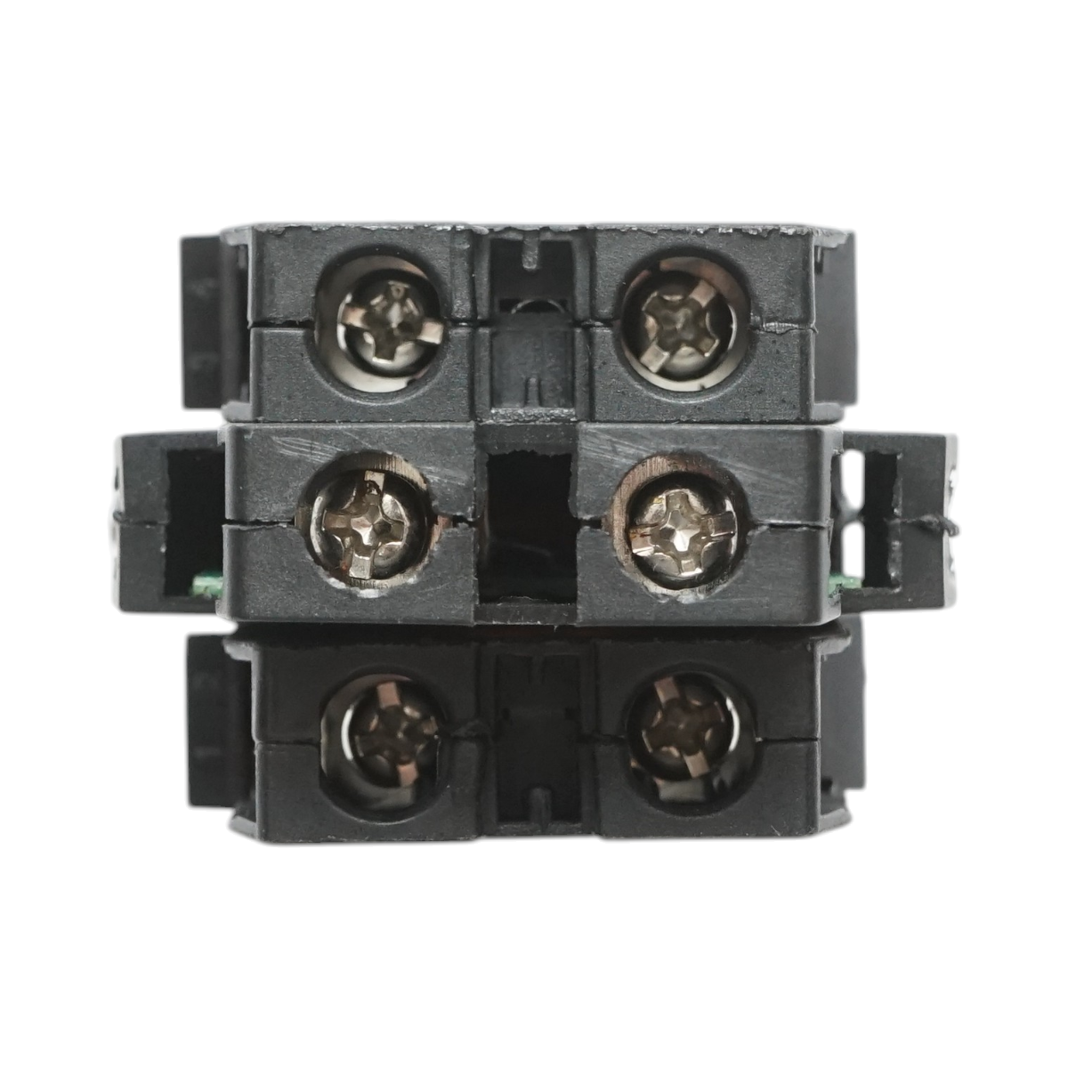 Buton comanda iluminat convex LED 220V AC galben cu revenire 1NO+1NC, 10A/600V AC, 1A/250V DC LA42 Breckner Germany