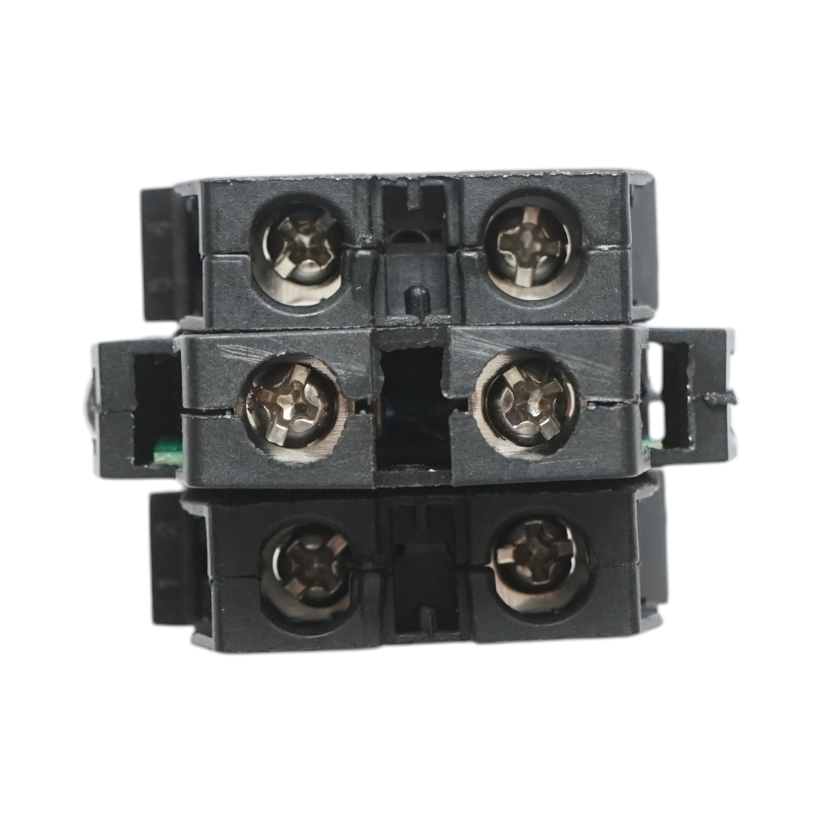 Buton comanda iluminat convex LED 24V AC/DC galben cu revenire 1NO+1NC, 10A/600V AC, 1A/250V DC LA42 Breckner Germany