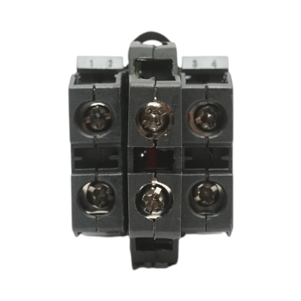 Buton selector iluminat 220V AC LED verde cu 2 pozitii 1NO+1NC, 10A/600V AC, 1A/250V DC LA42 Breckner Germany