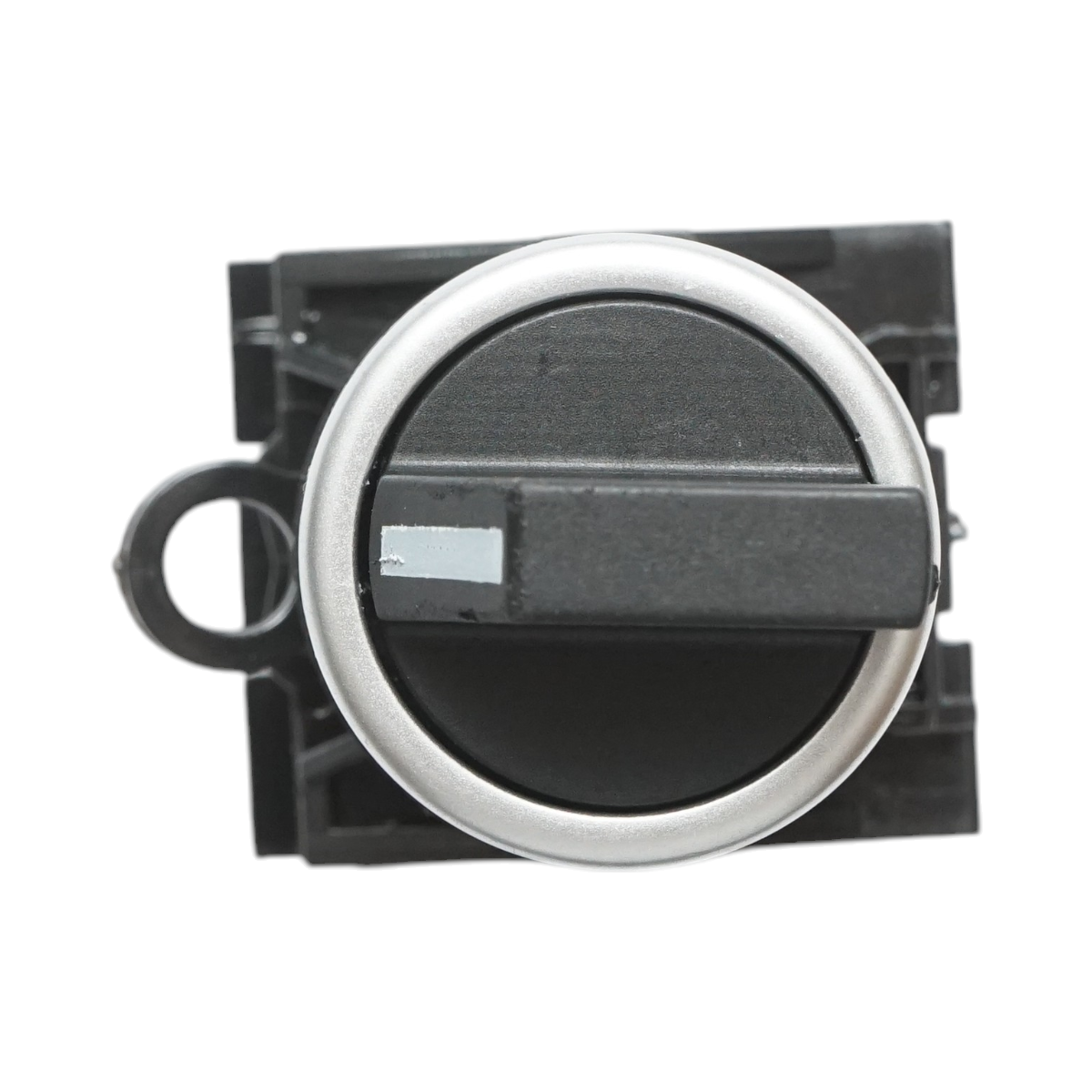 Buton selector negru cu 3 pozitii 2NO, 10A/600V AC, 1A/250V DC LA42 Breckner Germany