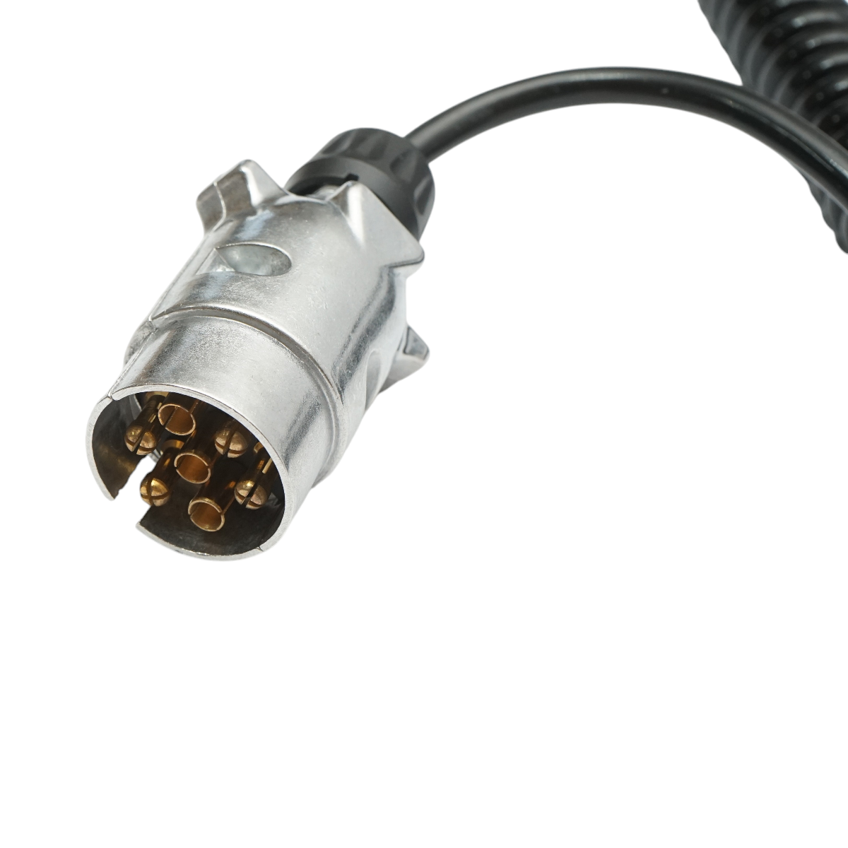 Telecomanda industriala cu 3 comenzi, cablu spiral si fisa priza 7 pini Breckner Germany