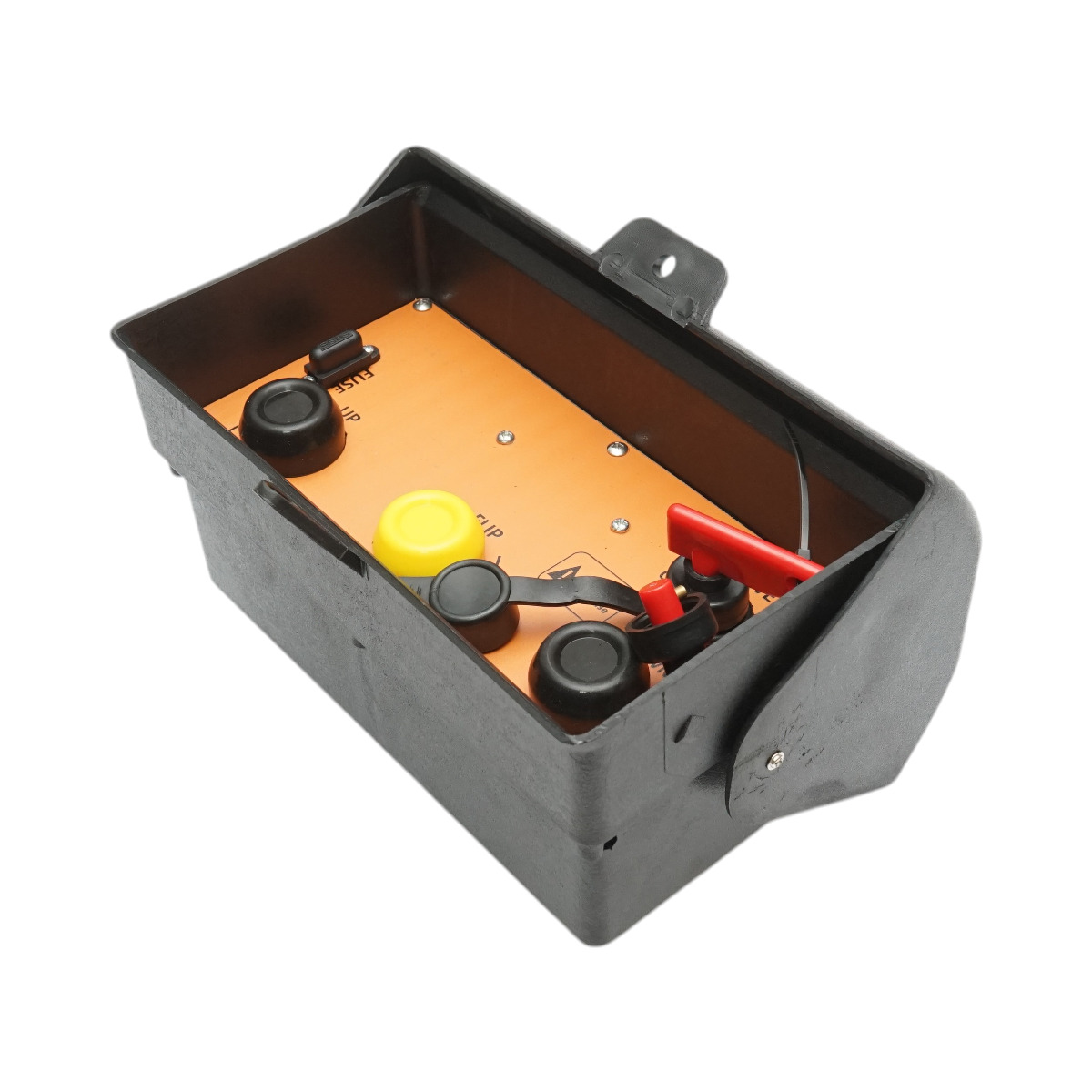 Cutie de comanda cu 3 butoane, intrerupator principal si siguranta fuzibila Breckner Germany